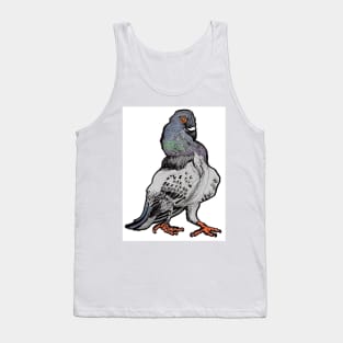 Trash Bird (colored) Tank Top